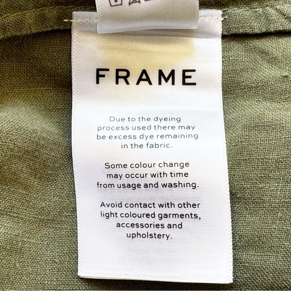 NWT Frame Le Beau Linen Pants - Picture 13 of 13